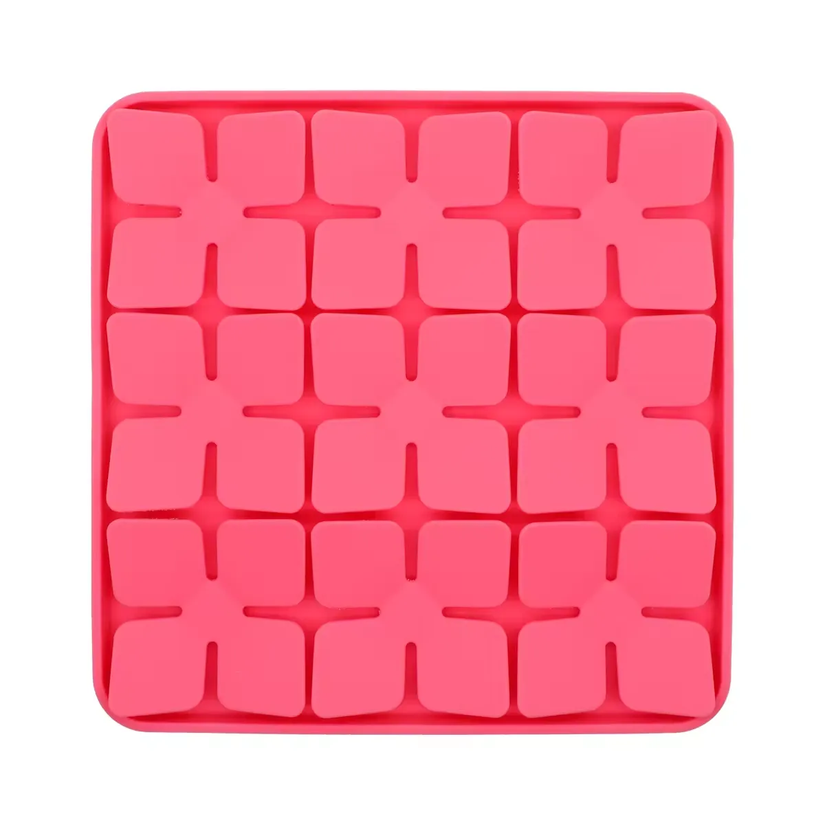 3D Clover Square Slow Feeder