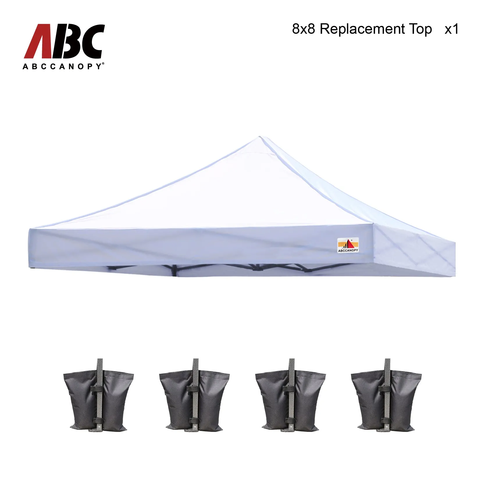 ABCCANOPY Replacement Top Cover for 8x8/10x10/10x15/10x20 Pop Up Canopy