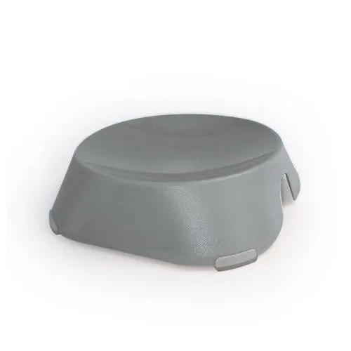 Ancol Made From Shallow Non Slip Bowl Grey