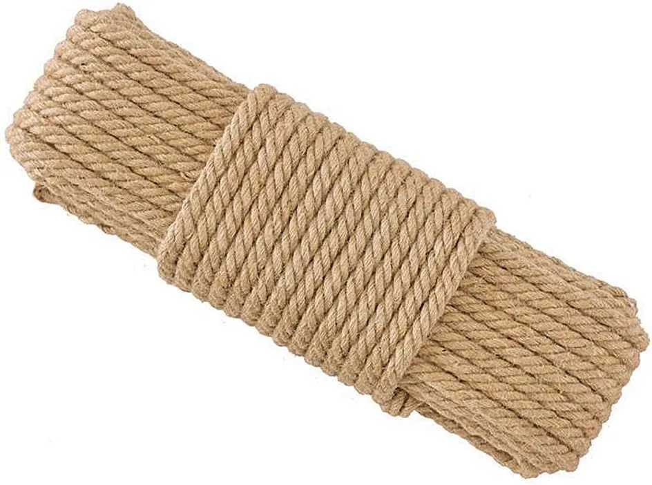 Aoneky Replacement Cat Scratching Post Sisal Rope - Hemp Rope for Cat Tree and Tower (1/4'' 66 Ft)