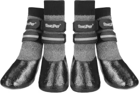 BINGPET Dog Socks for Hardwood Floors,Outdoor Anti Slip Waterproof Paw Protector,Dog Boots for Hot Pavement for All Season Grip Socks Prevent Licking for Small Medium Large Old Dogs