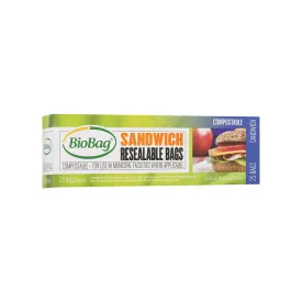 BioBag Resealable SANDWICH Bags