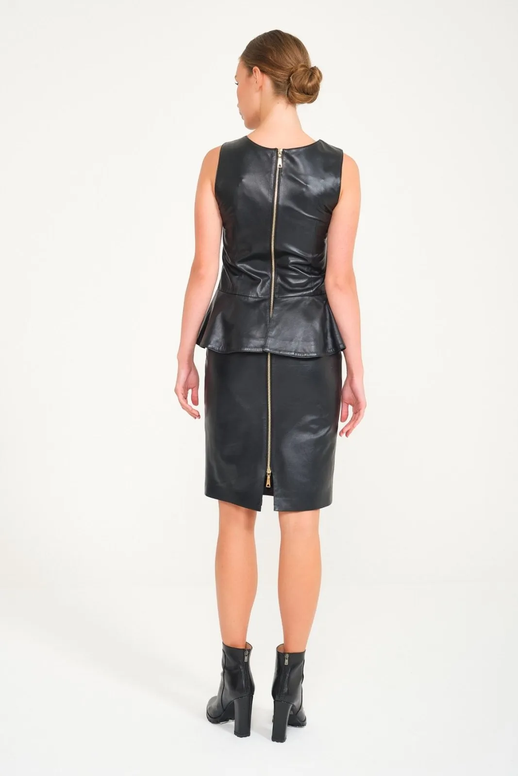 Black Leather Dress