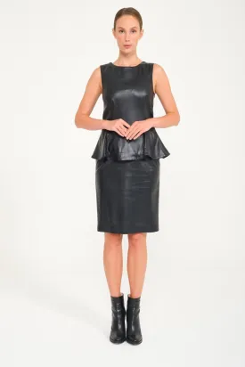 Black Leather Dress