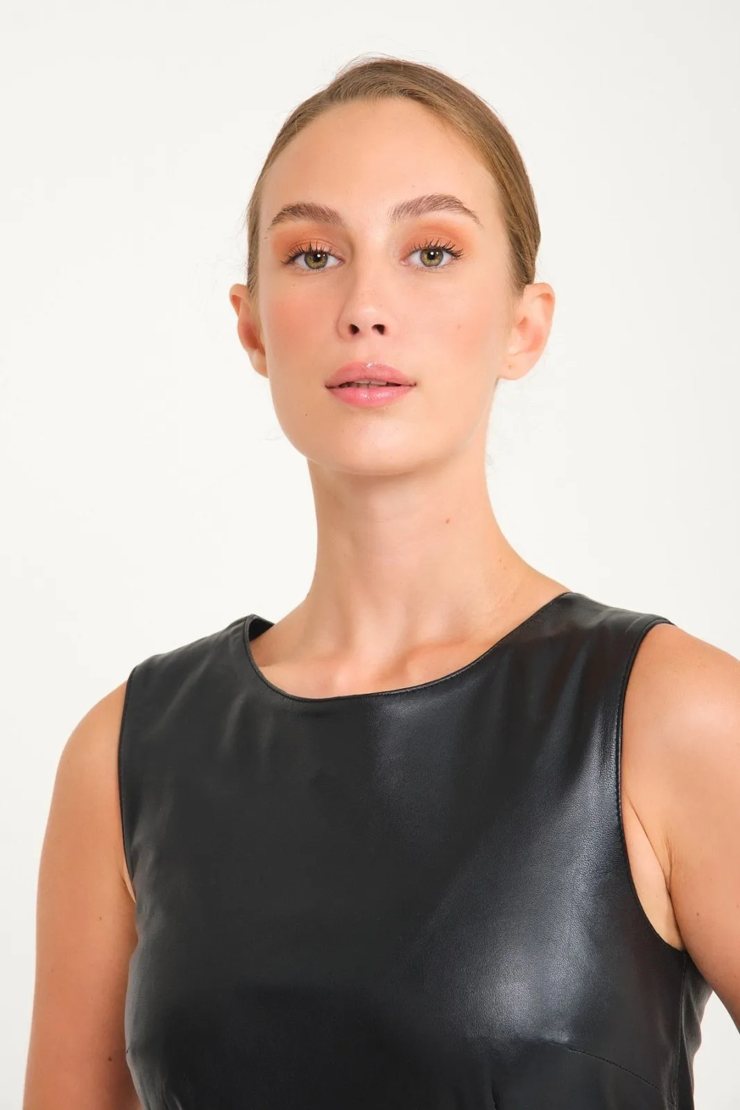 Black Leather Dress