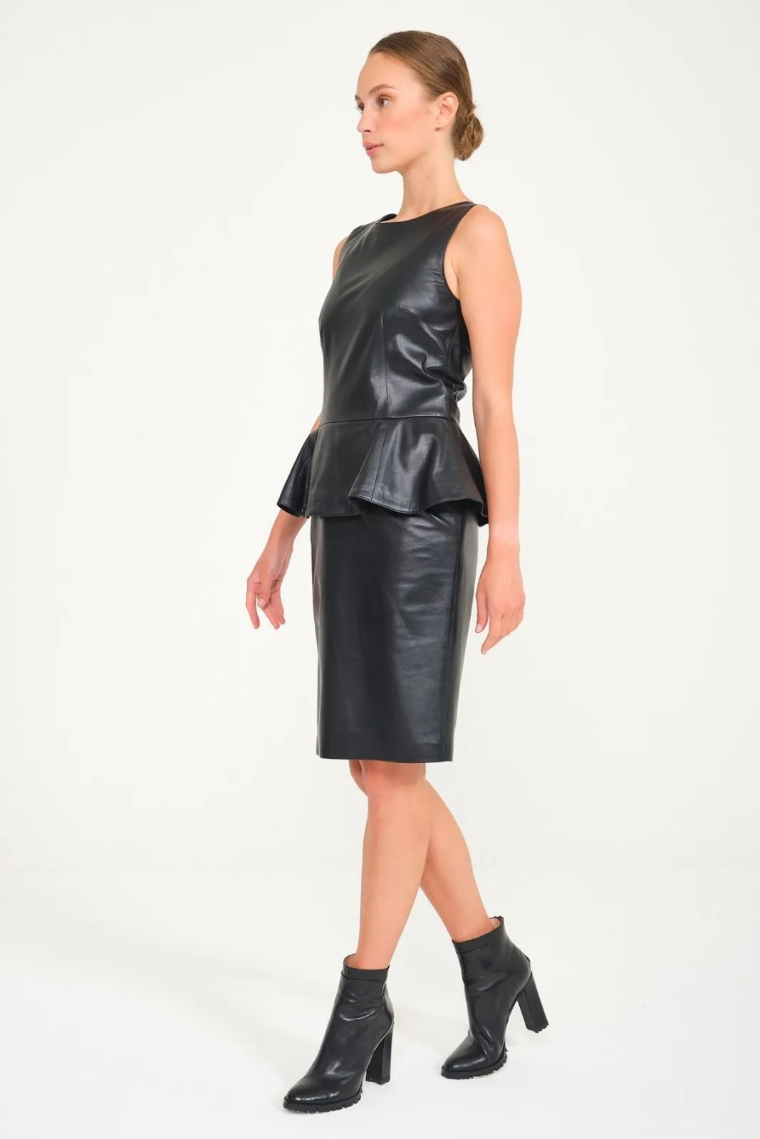 Black Leather Dress