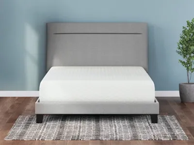 Chime 12 Inch Memory Foam Queen Mattress in a Box with Head-Foot Model Better Queen Adjustable Base