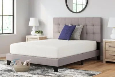 Chime 12 Inch Memory Foam Queen Mattress in a Box with Head-Foot Model Better Queen Adjustable Base