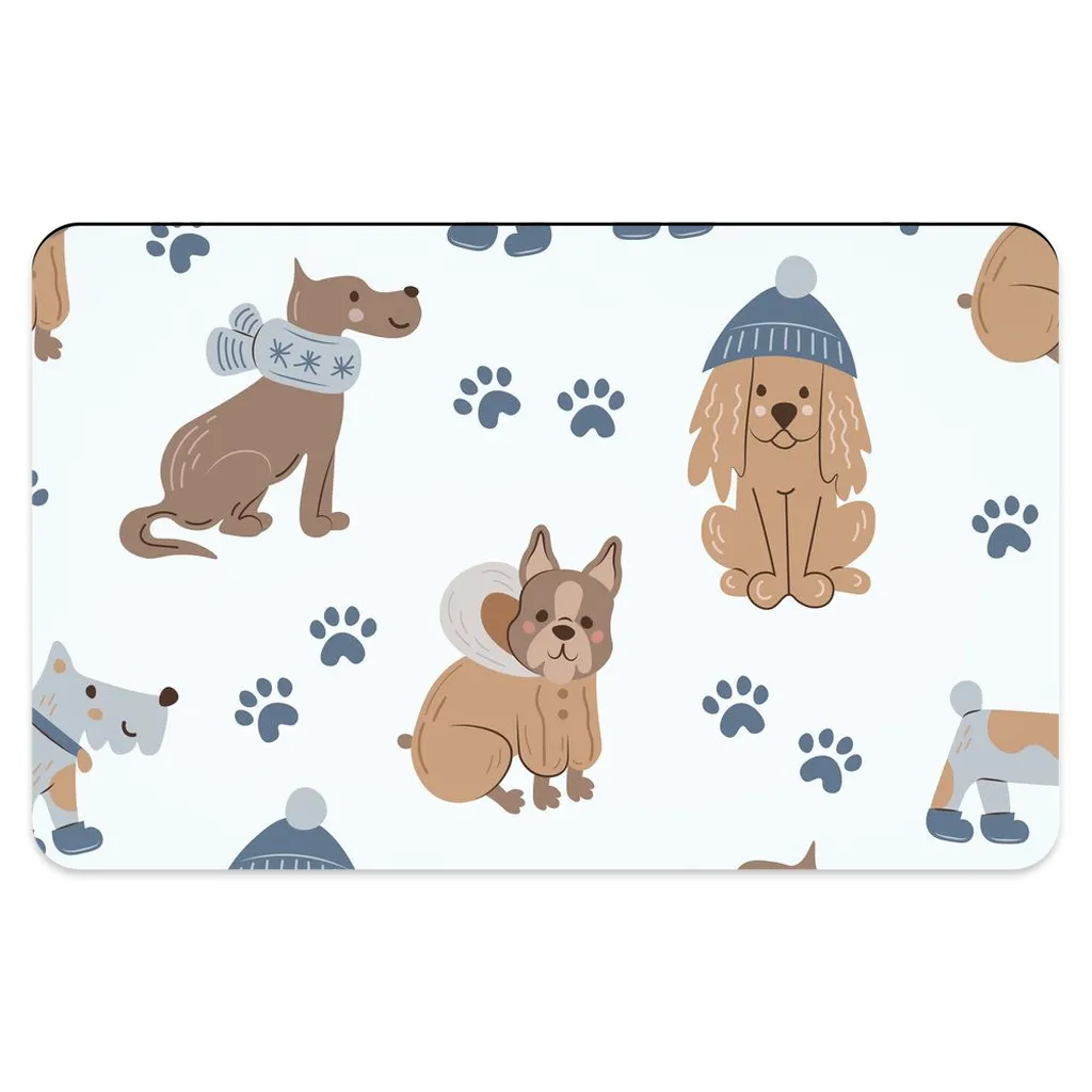Comfy Dog Pattern (9) - Pet Placemats