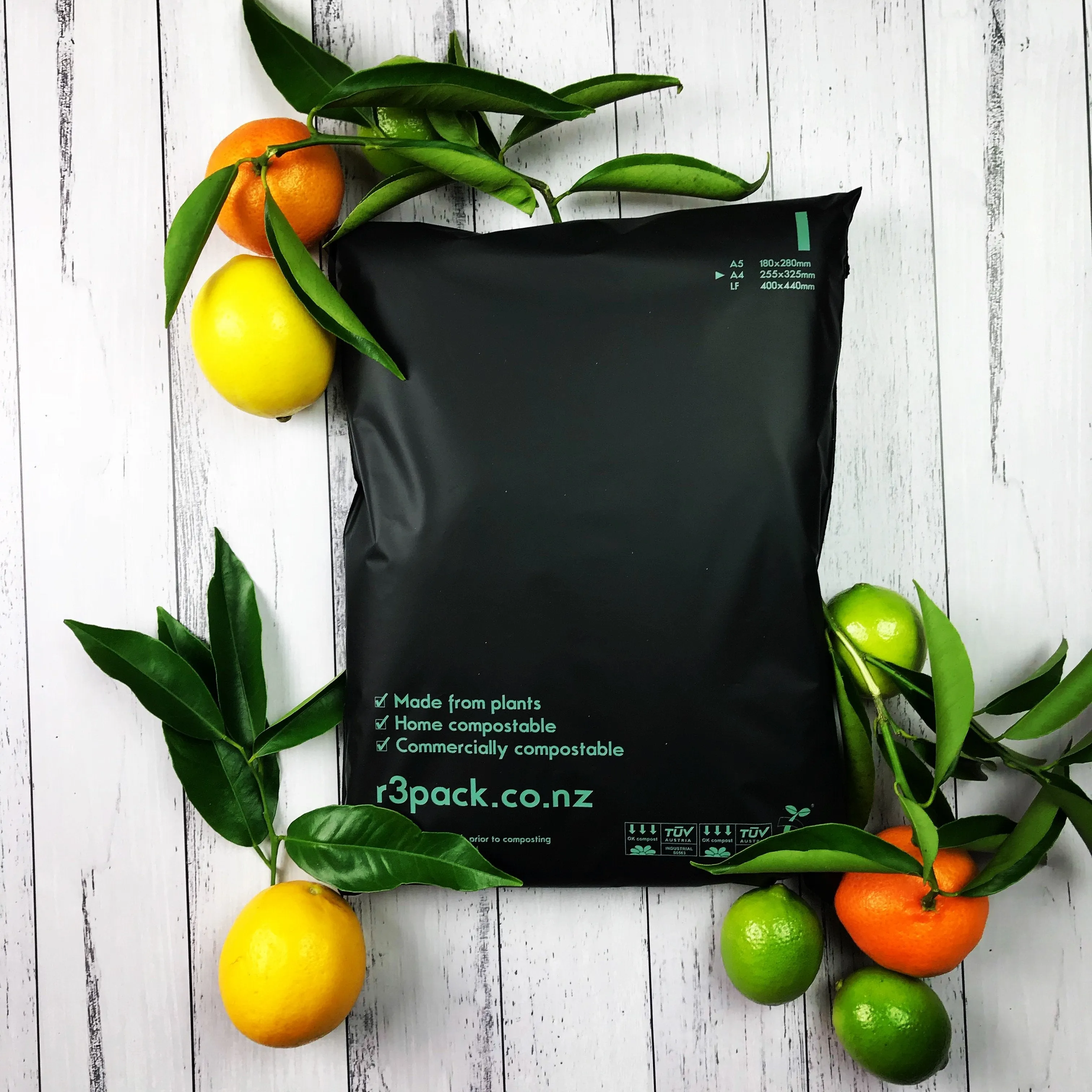Compostable Courier Bag A4 250x325mm (pack of 100)