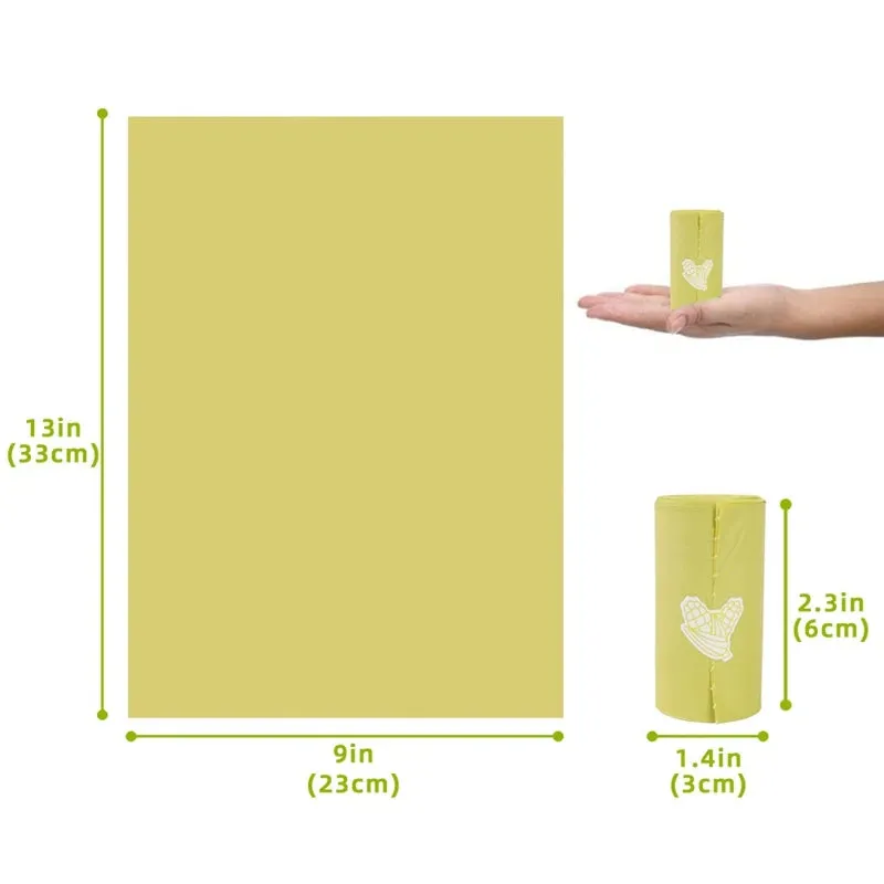 Corn Starch Biodegradable Poop Bags