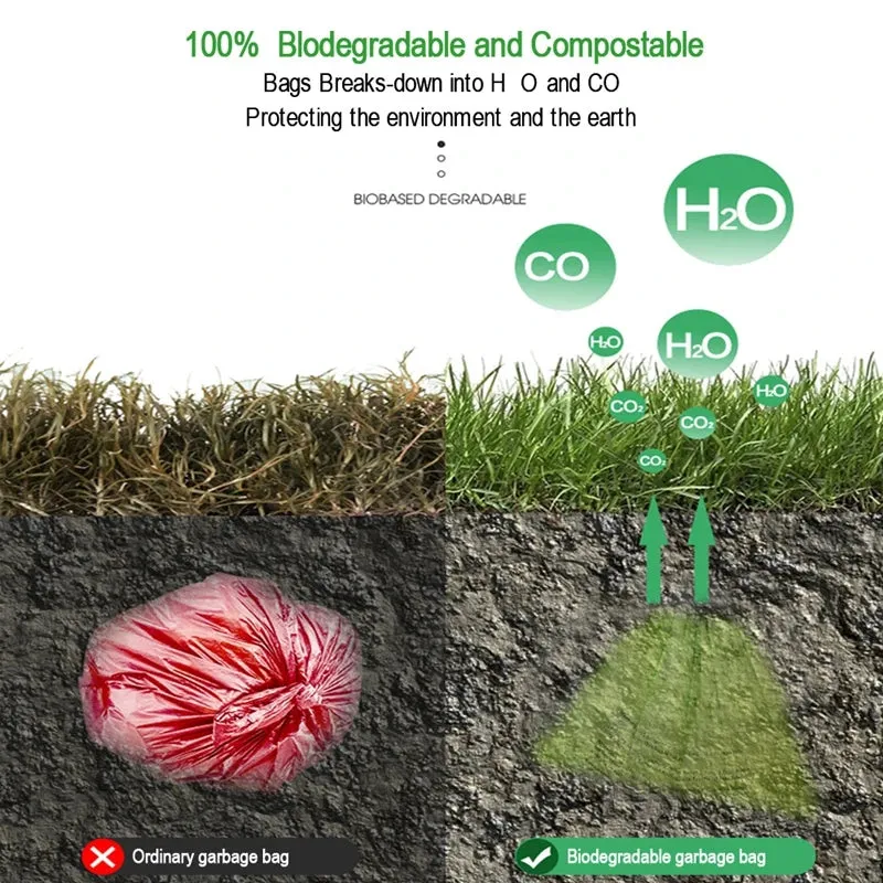 Corn Starch Biodegradable Poop Bags