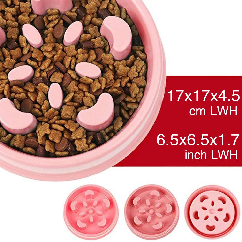 Dog Feeding Bowl Fun Slow Feeder Stop Bloat