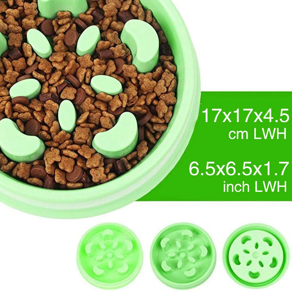 Dog Feeding Bowl Fun Slow Feeder Stop Bloat