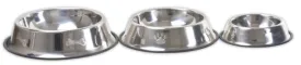 Embossed Dog Bowl - Stainless Steel 21.5cm (Set Of 2)
