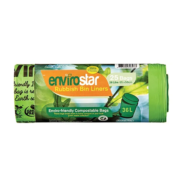 Envirostar 36Lt Compostable Bin Liner 18um