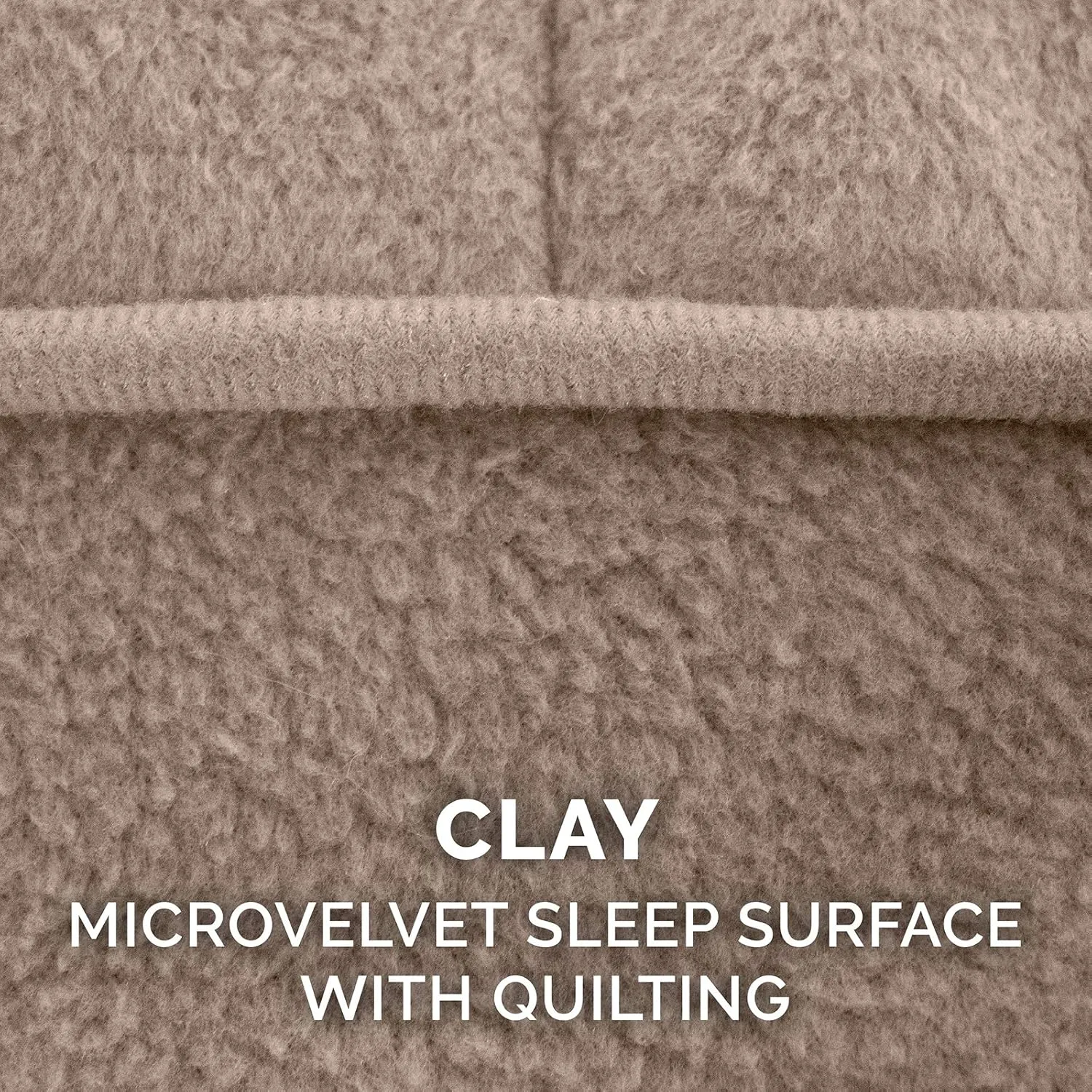 Furhaven Orthopedic Dog Bed for Medium/Small Dogs w/ Removable Washable Cover, For Dogs Up to 23 lbs - Microvelvet Luxe Lounger Contour Mattress - Clay, Medium