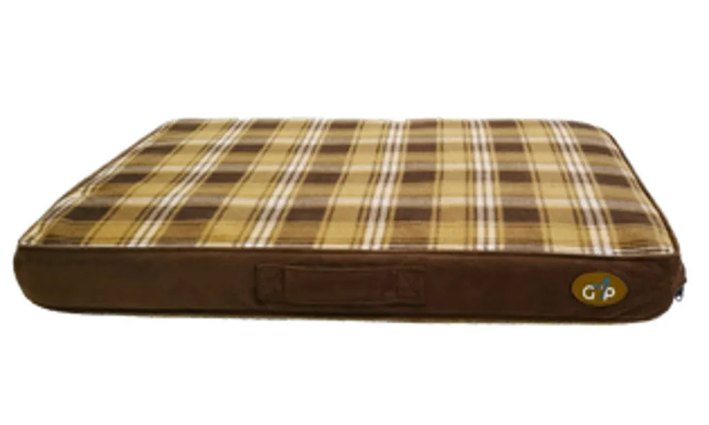 Gor Pets Essence Checked Lounger Dog Bed - Medium (3 Colours)