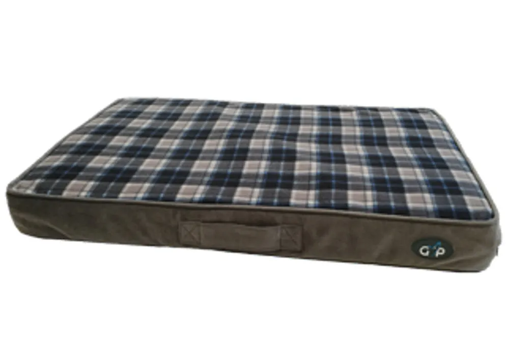 Gor Pets Essence Checked Lounger Dog Bed - Medium (3 Colours)