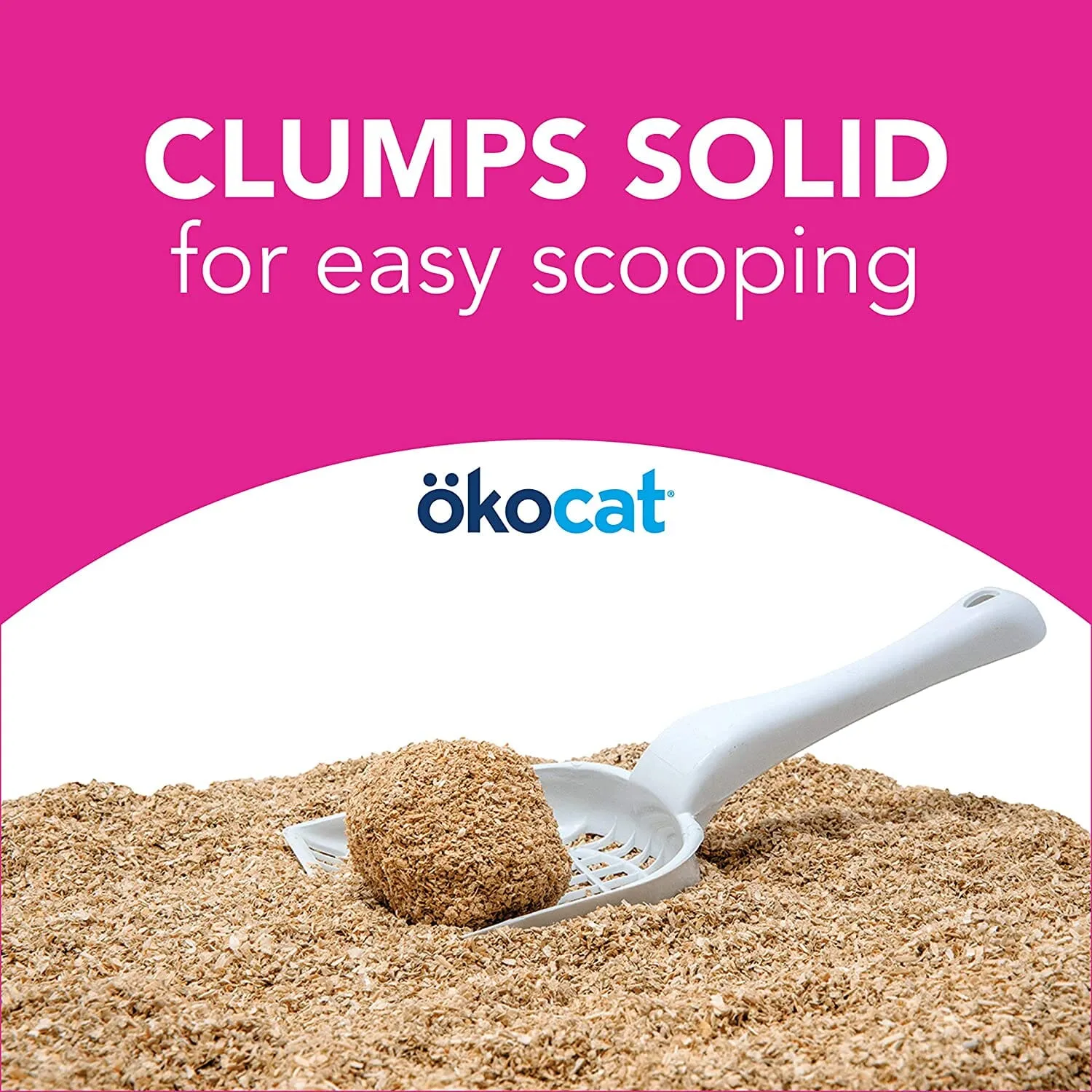 Healthy Pet Okocat 16.7# Cat Super Soft Clumping Wood Litter Cat Litter - 16.7 Lbs