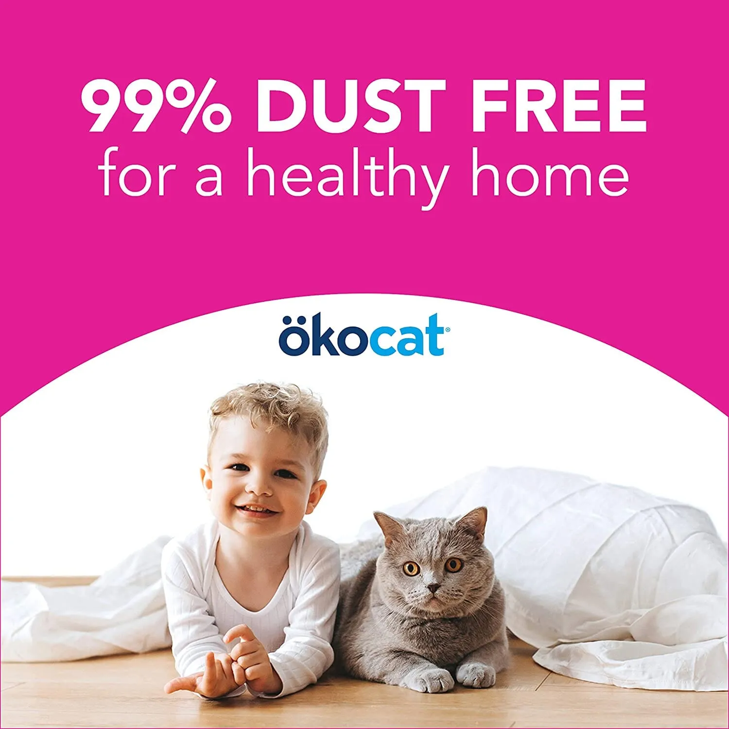 Healthy Pet Okocat 16.7# Cat Super Soft Clumping Wood Litter Cat Litter - 16.7 Lbs