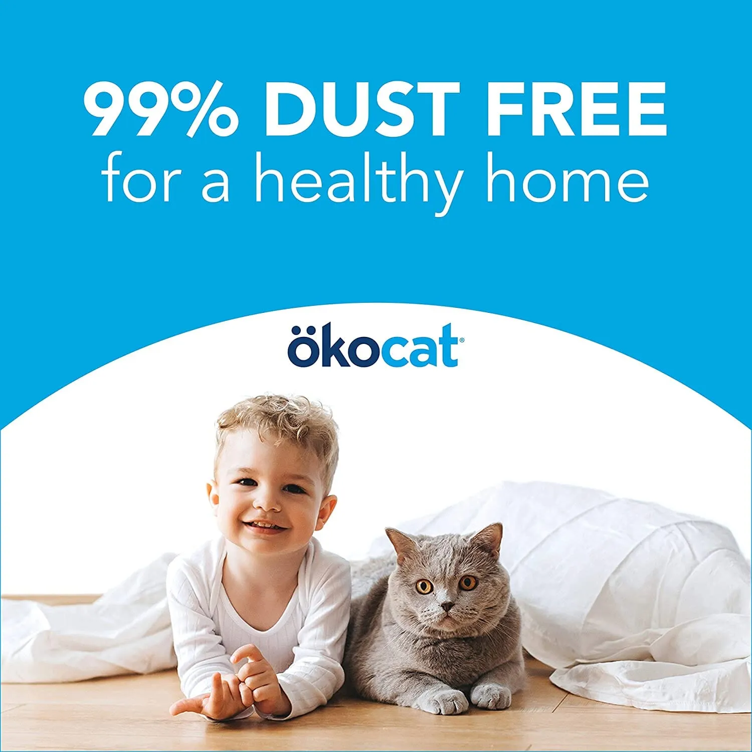 Healthy Pet Okocat Cat Clumping Wood Litter Cat Litter - 9.9 Lbs