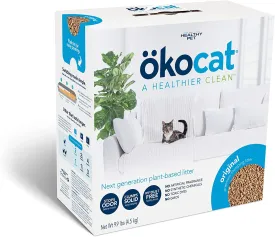 Healthy Pet Okocat Cat Clumping Wood Litter Cat Litter - 9.9 Lbs