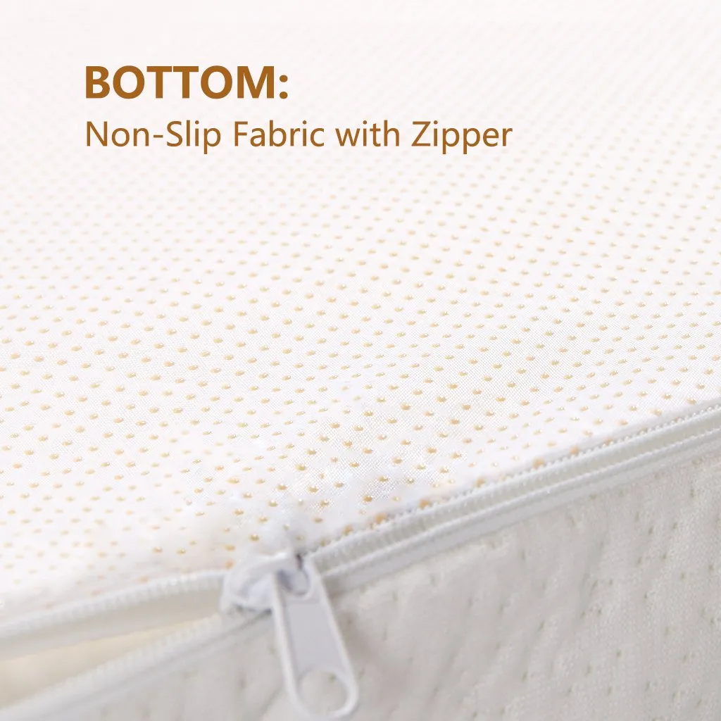 High Density Double Bed Memory Foam Mattress Topper 3 Inch with Cover