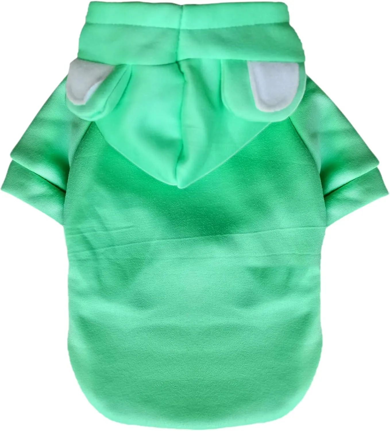 Jecikelon Dog Cold Weather Coat Winter Clothing Warm Puppy Hoodies Sweatshirt for Small Dogs Cats Soft Hooded Pet Clothes Suter para Perros (X-Small, Green)