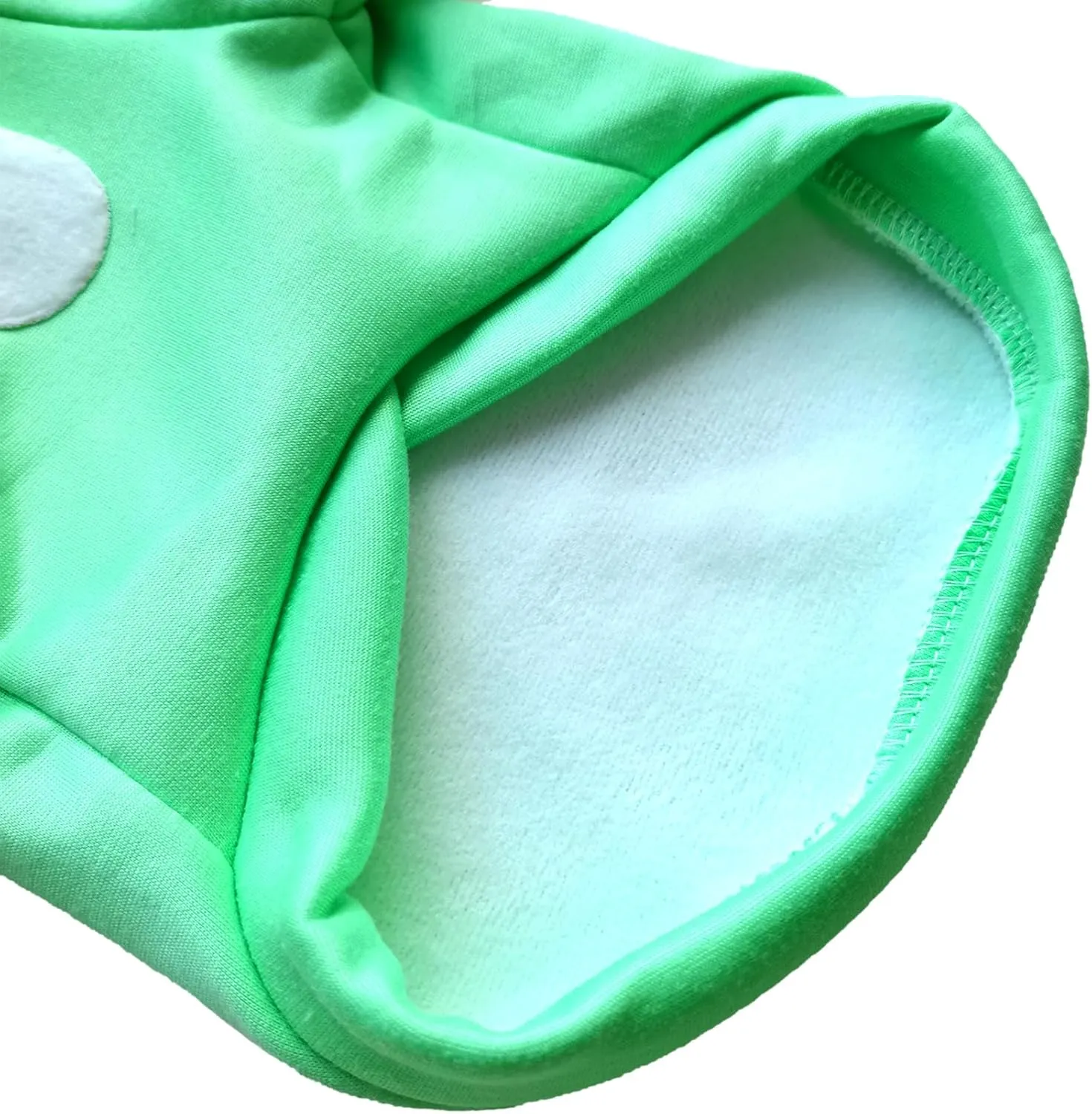 Jecikelon Dog Cold Weather Coat Winter Clothing Warm Puppy Hoodies Sweatshirt for Small Dogs Cats Soft Hooded Pet Clothes Suter para Perros (X-Small, Green)