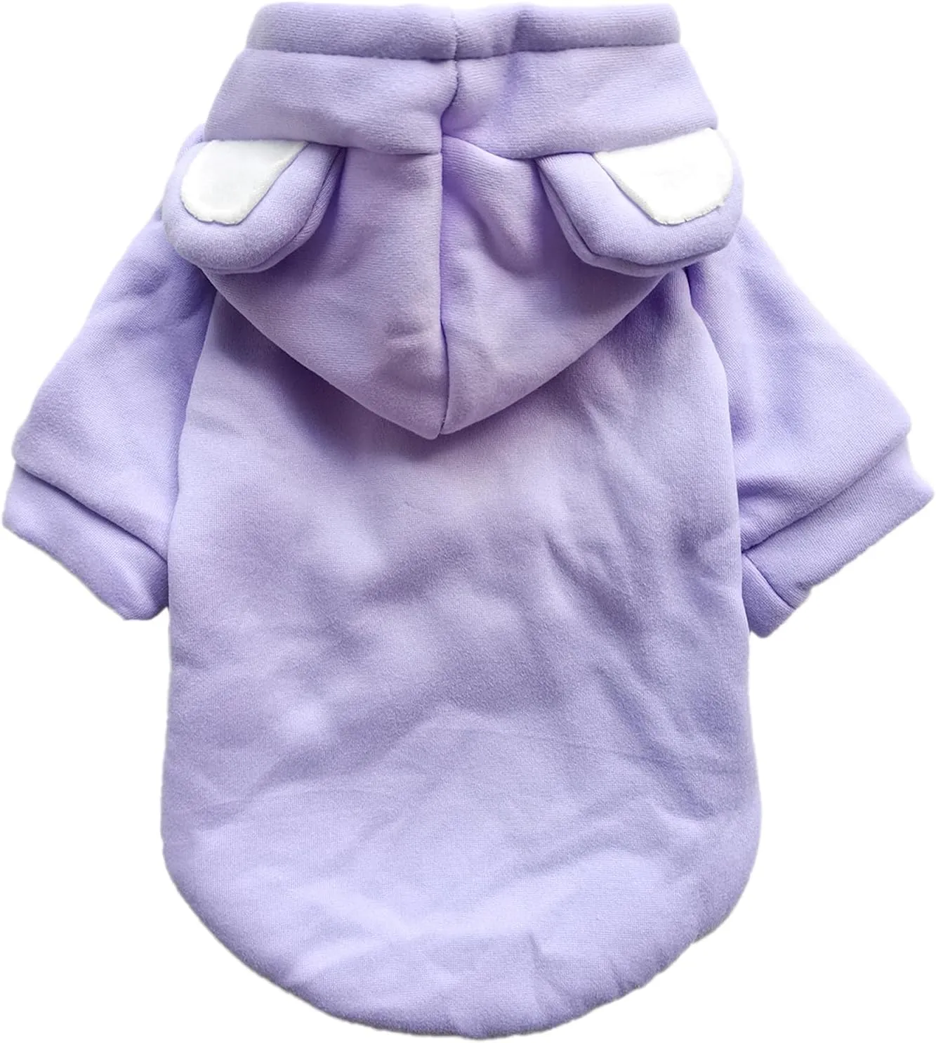 Jecikelon Dog Cold Weather Coat Winter Clothing Warm Puppy Hoodies Sweatshirt for Small Dogs Cats Soft Hooded Pet Clothes Suter para Perros (X-Small, Purple)