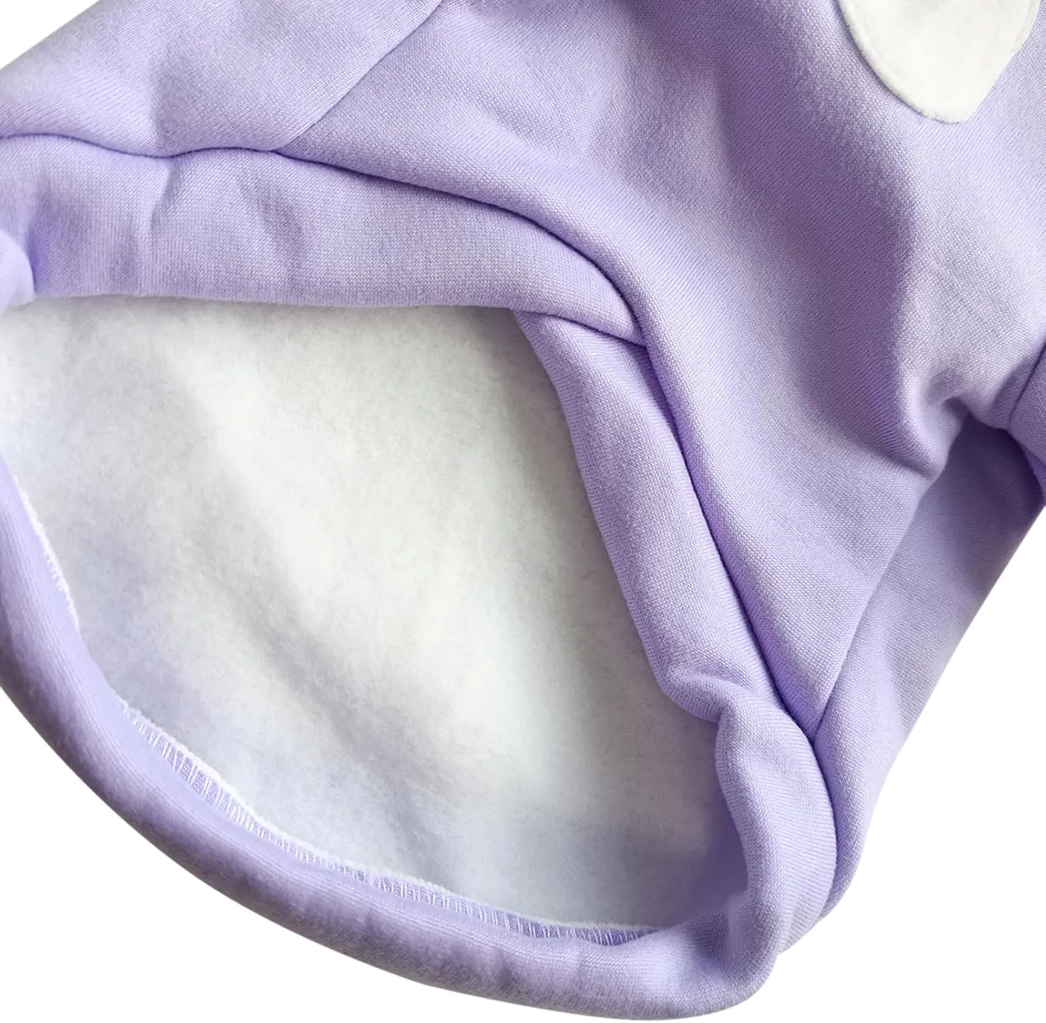 Jecikelon Dog Cold Weather Coat Winter Clothing Warm Puppy Hoodies Sweatshirt for Small Dogs Cats Soft Hooded Pet Clothes Suter para Perros (X-Small, Purple)