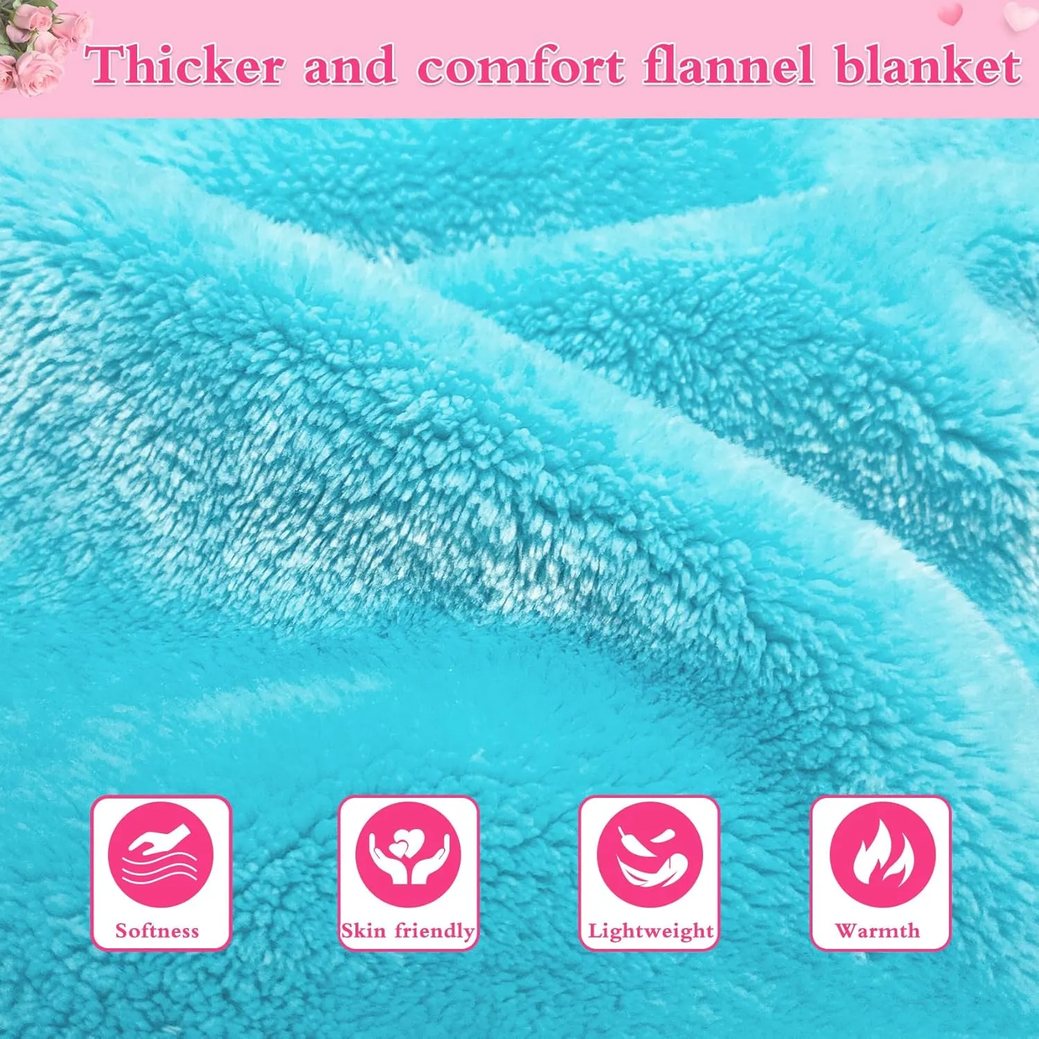 KPBLIS Wearable Blanket Hoodie Gifts for Women and Men, Oversized Hooded Blankets Sweatshirt Adult Birthday Gifts for Mom Girlfriend Gifts, Cozy Fleece Blanket with Sleeves and Giant Pocket, Cyan