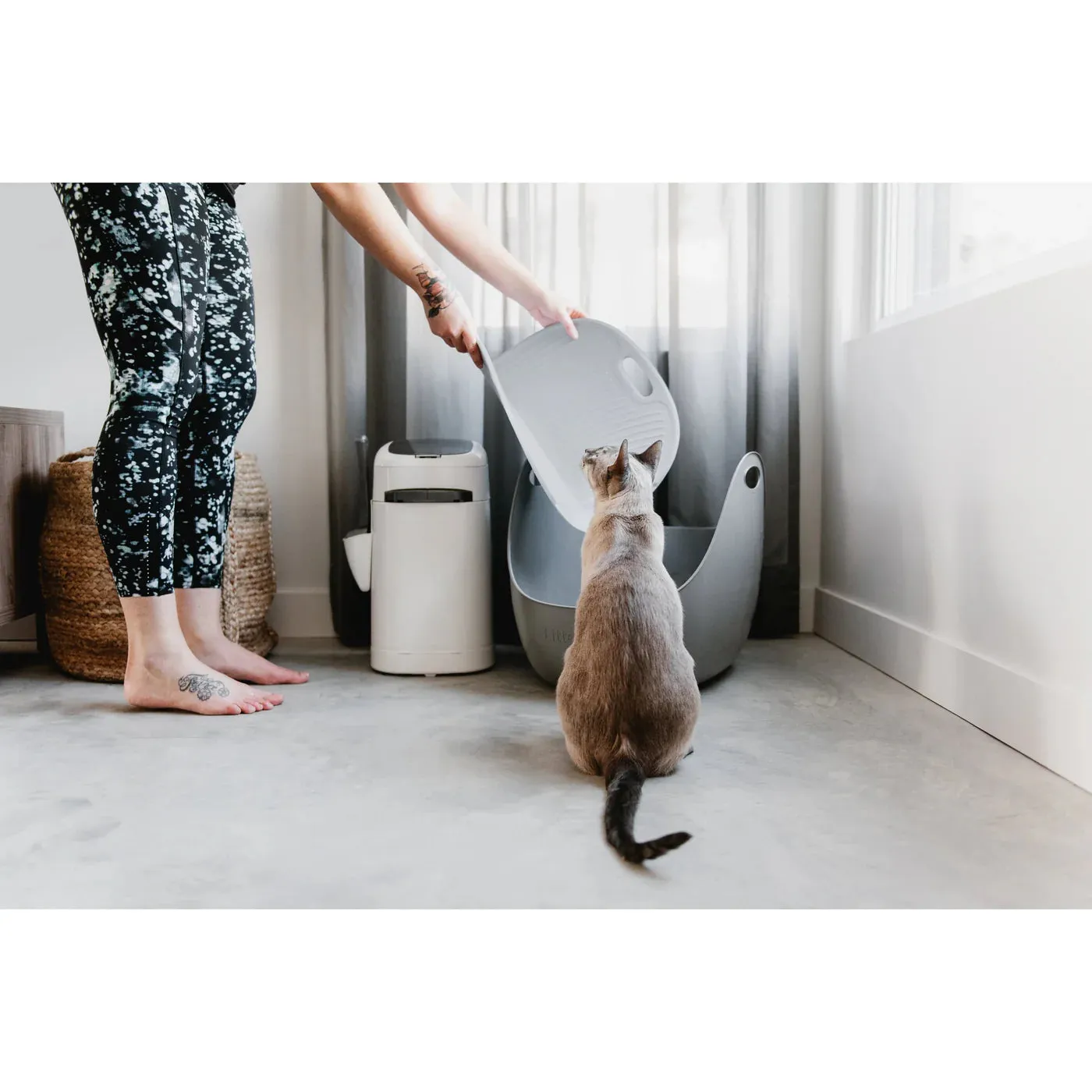 LitterLocker Cat Litter Mat Grey