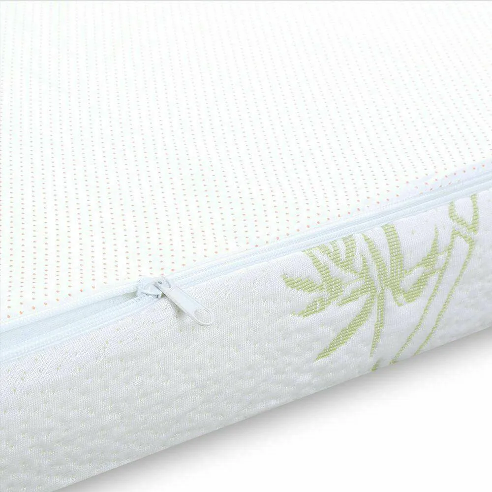 Memory Foam Mattress Topper DreamZ 5cm Thickness Cool Gel Bamboo Fabric Double