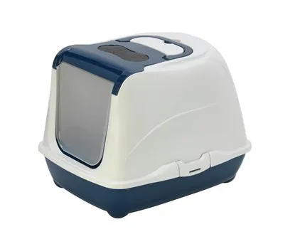 Moderna Flip Cat Litter Box Blue* (Small)