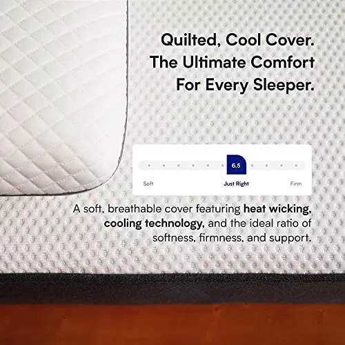 Nectar Queen Mattress 12 Inch - Medium Firm Gel Memory Foam - Cooling Comfort Technology - 365-Night Trial - Forever Warranty