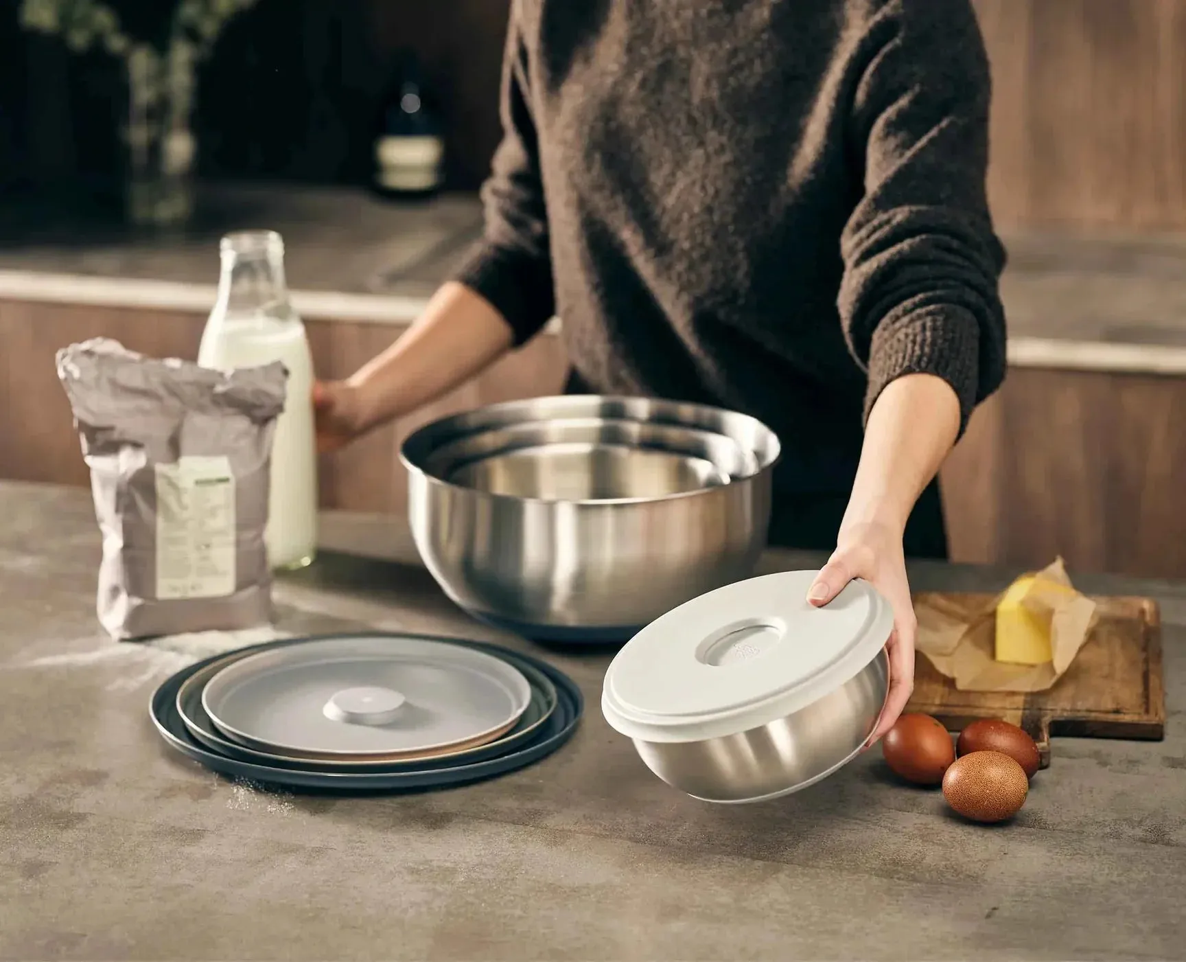 Nest | Stainless Steel Prep & Store
