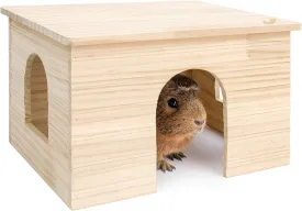 Niteangel Wood House with Window, Chinchilla and Guinea Pigs Hut Hideout