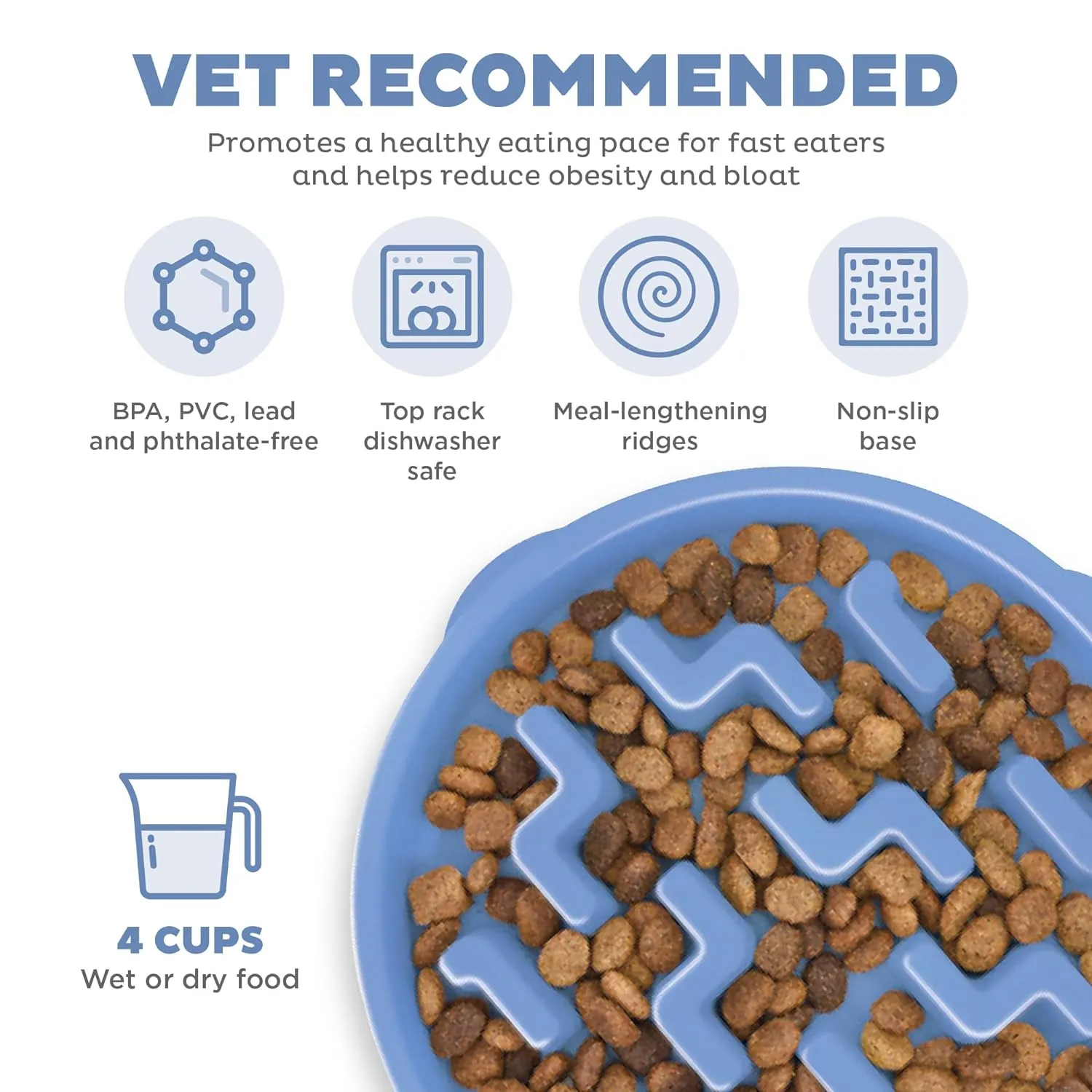 Outward Hound Fun Feeder Slo Dog Bowl