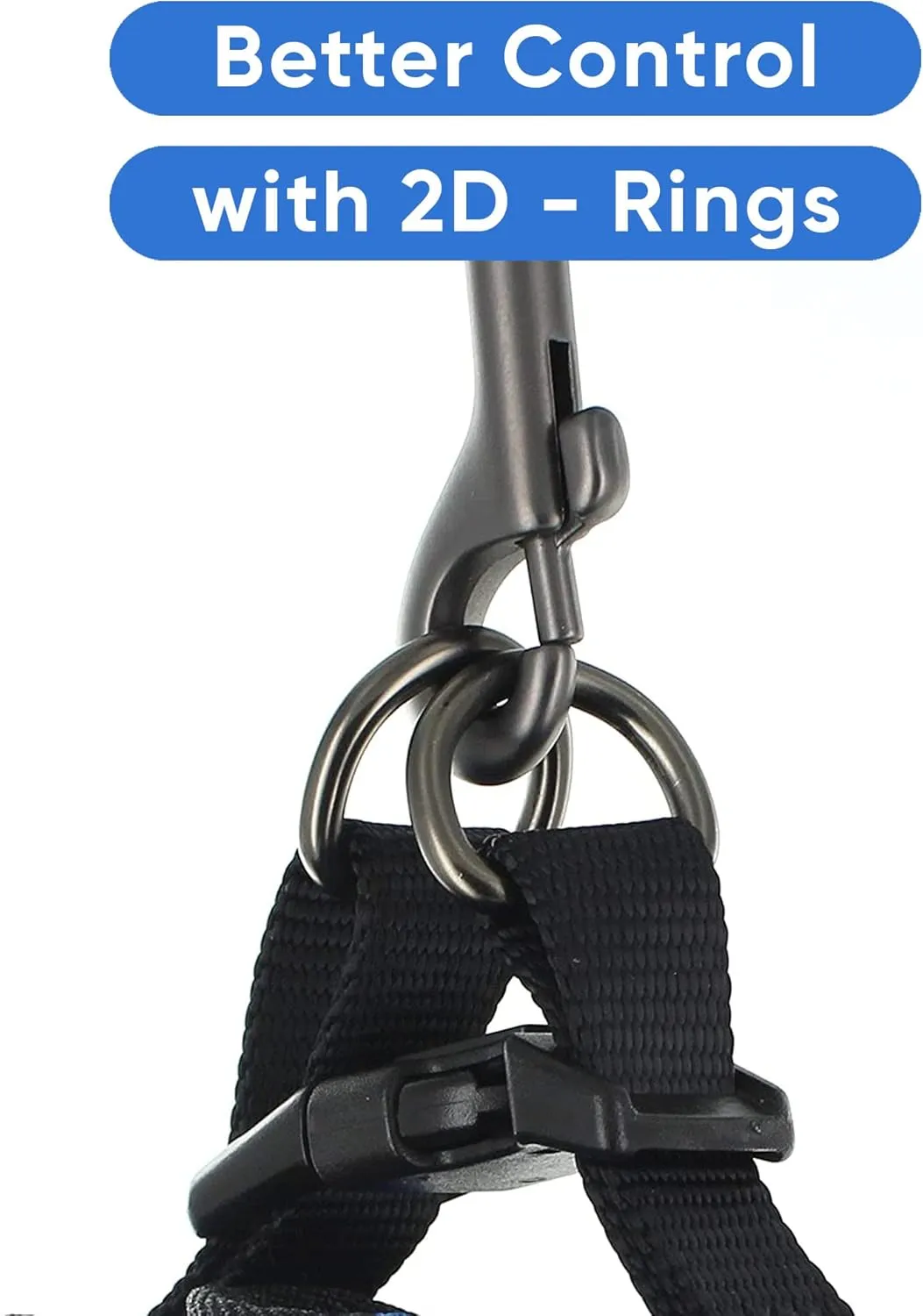 Pawtitas Dog Vest Harness Made with Breathable Air Mesh | All Weather Vest Harness for Medium Puppies and Extra Large Cats with Quick-Release Buckle - Medium Blue Mesh Dog Harness