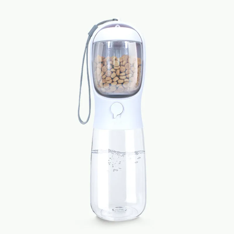 Pet dual-use cup pet accompanying cat and dog outdoor portable water cup dog drinking fountain
