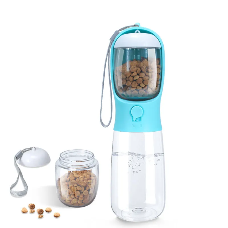 Pet dual-use cup pet accompanying cat and dog outdoor portable water cup dog drinking fountain