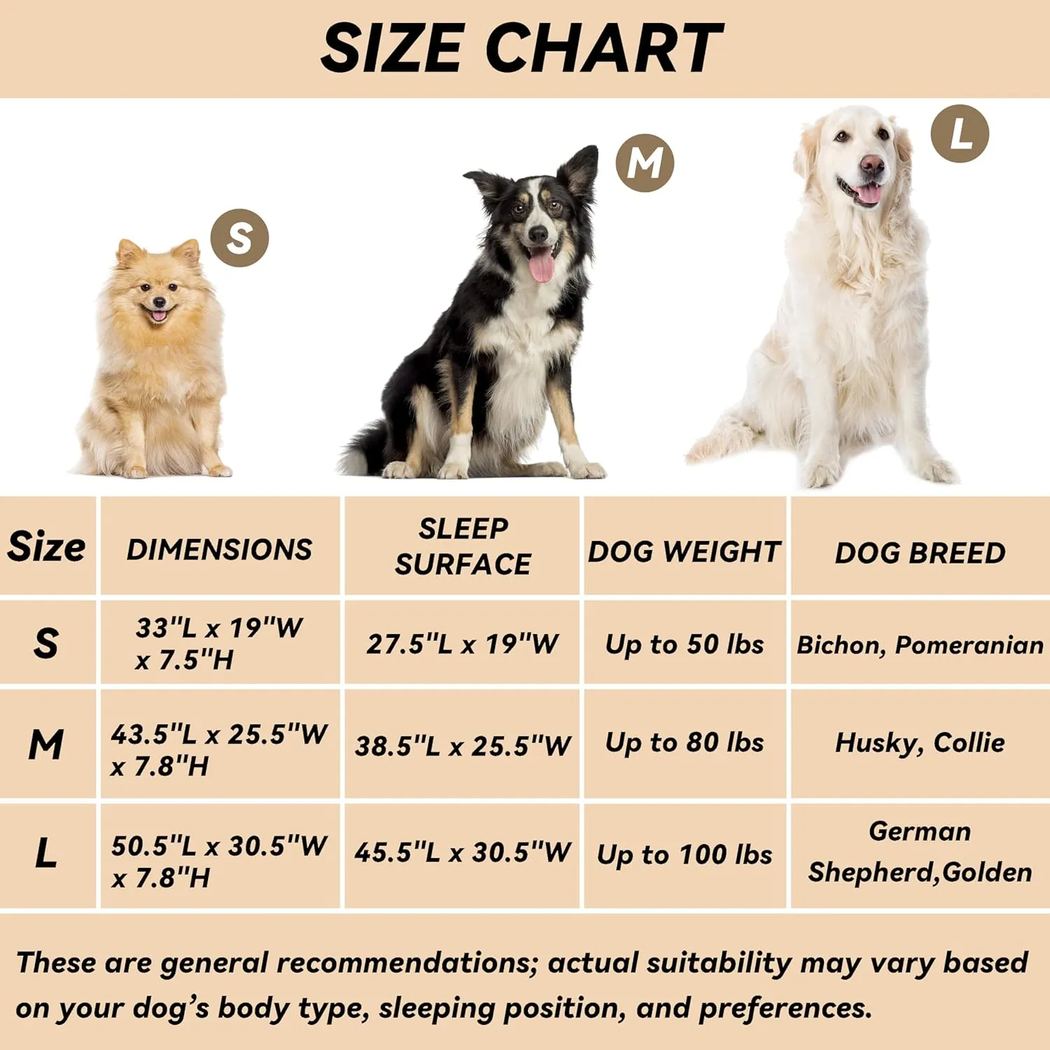 PHYEX Heavy Duty Steel-Framed Portable Elevated Pet Bed, Elevated Cooling Pet Cot, 43.5" L x 25.5" W x 7.8" H(M, Grey)