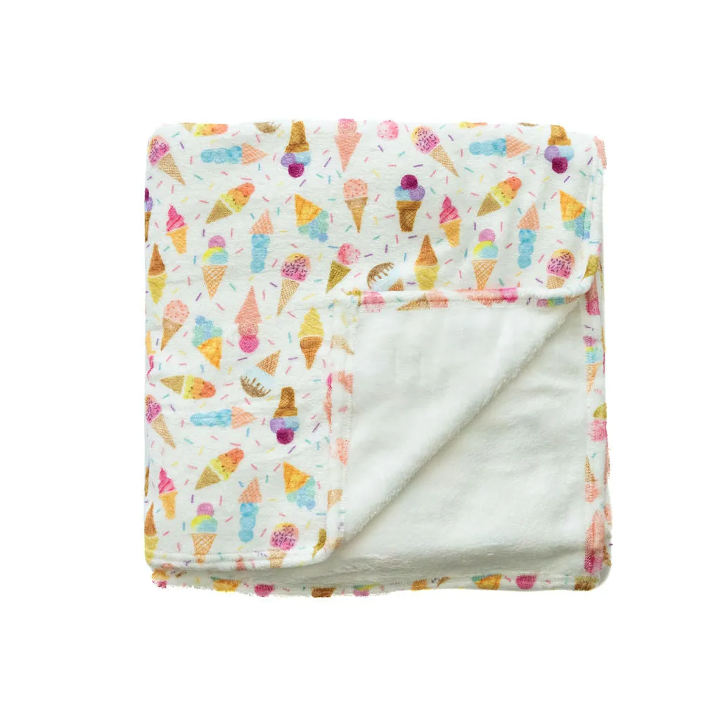 Plush Blanket-Ice Cream