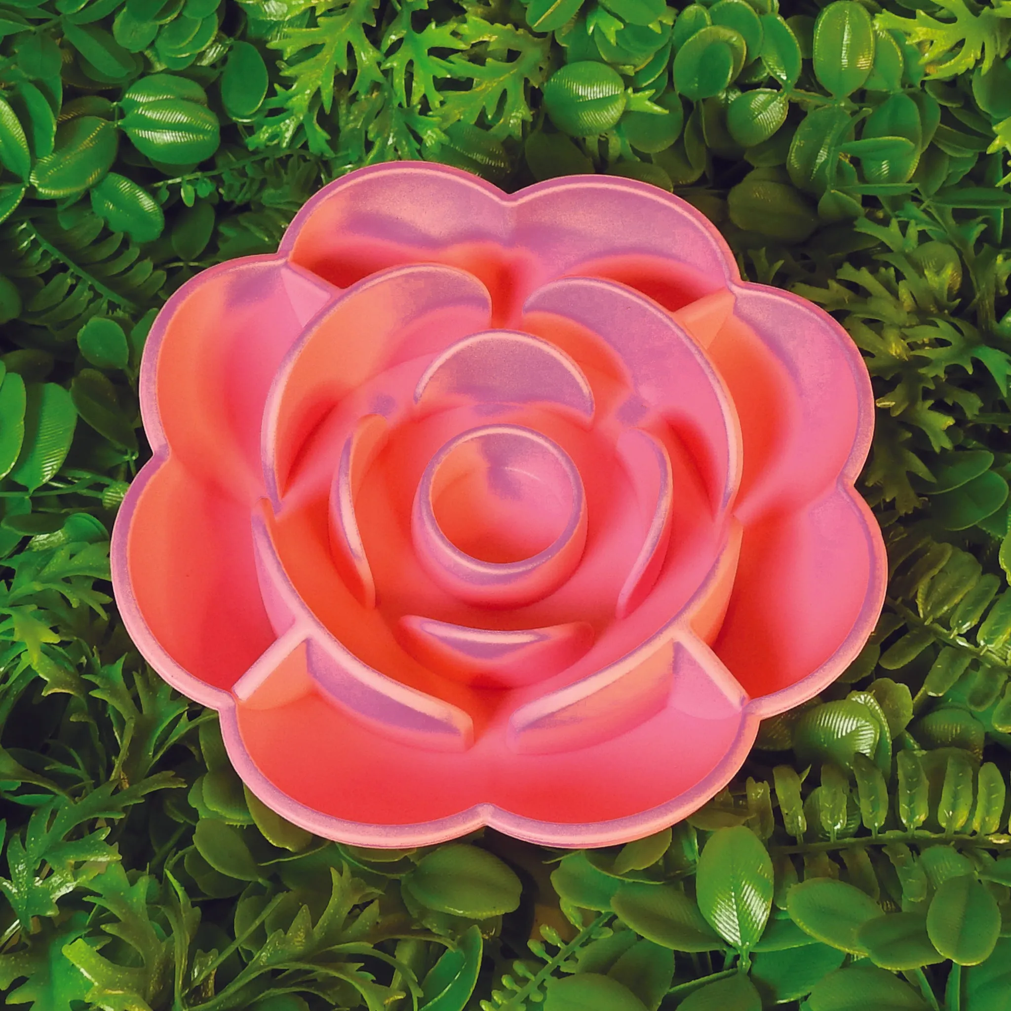 Rose Slow Feeder Bowl-Hot Pink