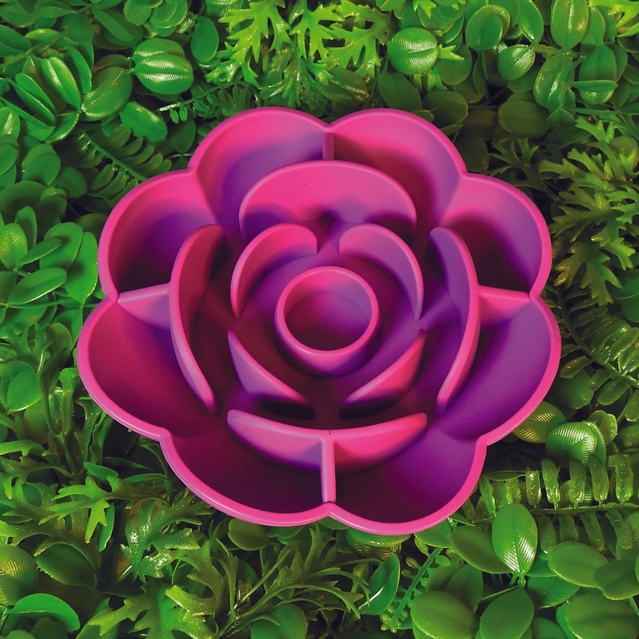 Rose Slow Feeder Bowl-Regal Purple
