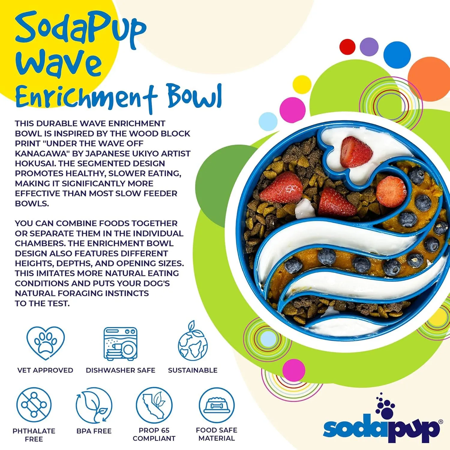 SodaPup Baja Design Enrichment Slow Feeder