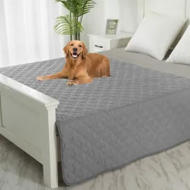 SPXTEX Dog Bed Cover Washable Pee Pads Dog Blankets for Puppy Large Dog Cat,Sofa Reversible Changing Pad Reusable 1 Piece68"x82",Beige Grey