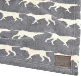 Tall Tails 30" X 40" Grey Icon Baby-Soft Fleece Blanket for Dogs